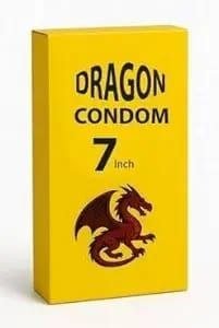 Imported Dra-gon con-dom for mens 7 INCHES